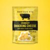 crunchy cheese snack serious pig