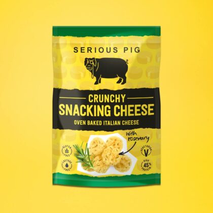 cheese snack serious pig